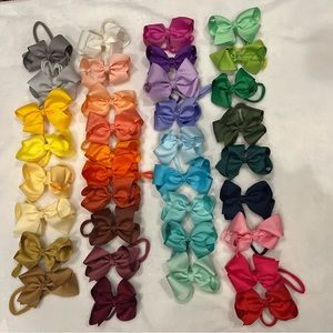 4” Ribbon Nylon Headband Bows